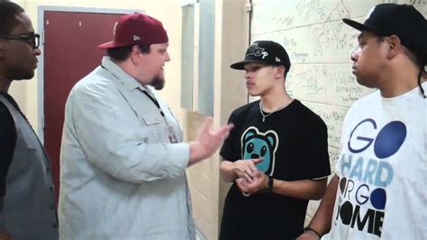 Chris Chicago Speaks With Members Of The 116 Clique Backstage At Fla