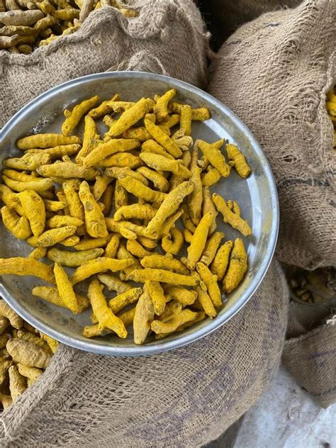 Raw Turmeric Fingers Whole And Powder At Rs Kg Turmeric Powder In