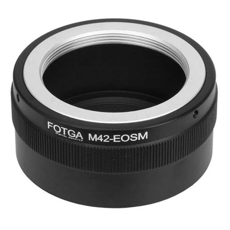 fotga m42 lens adapter ring for canon eosm m2 m3 ef m mirrorless camera body in lens adapter