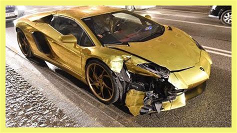 Expensive Car Crashes Supercars Accidents Youtube