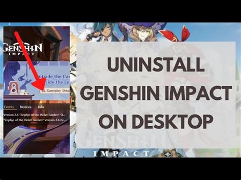 How To Uninstall Genshin Impact On Pc Genshin Impact Uninstall
