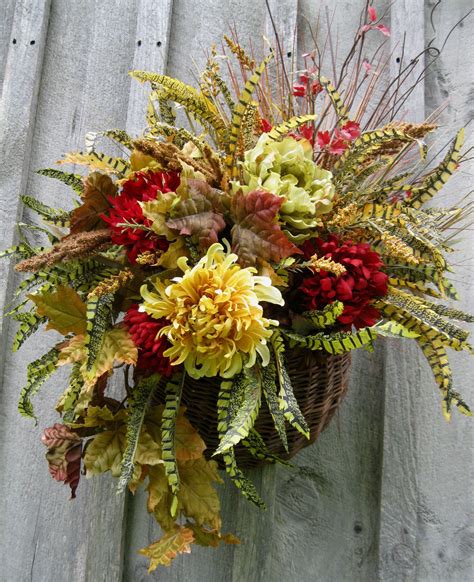 Fall Wreaths Autumn Floral Designer Wreath By Newenglandwreath