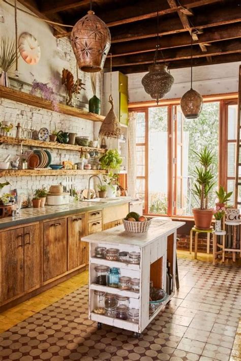 Modern bohemian kitchen designs bohemian lifestyle ideas and designs. Cozy Boho Kitchen Decor Ideas | Kitchen inspirations, Kitchen interior, Interior design kitchen