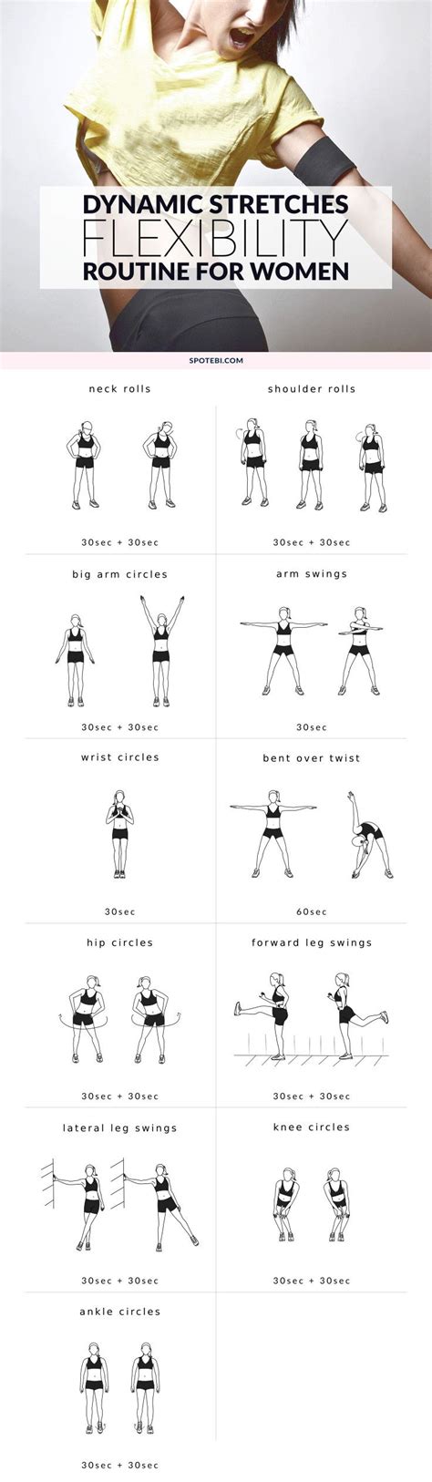 Dynamic Stretching Routine For Women Dynamic Stretching Flexibility