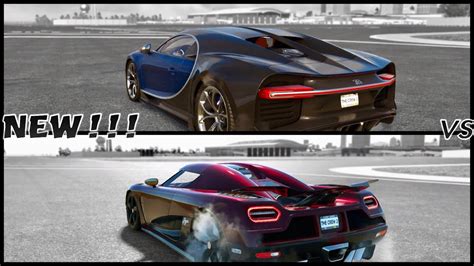The Crew Bugatti Chiron Vs Koenigsegg Agera R Drag Rolling Race New