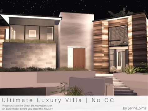 Ultimate Luxury Villa By Sarinasims At Tsr Sims 4 Updates