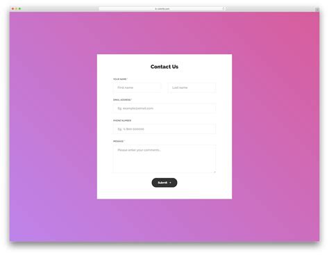 40 Best Free Html5 And Css3 Contact Form Templates 2023 Colorlib