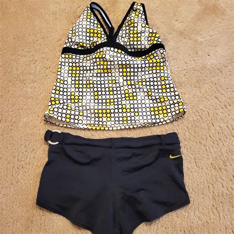 Nike Swim Vintage Nike Twopiece Belted Swim Suit Poshmark