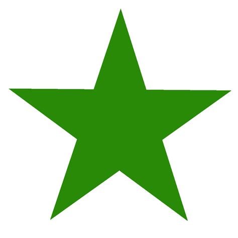 Download Green Star Png Image For Free