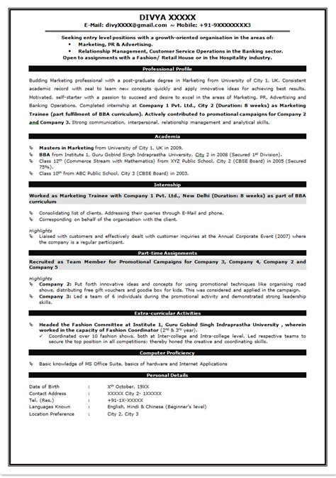 Looking for an exllecent mba freshers resume. M Tech Fresher Resume Format , #format #fresher #resume ...