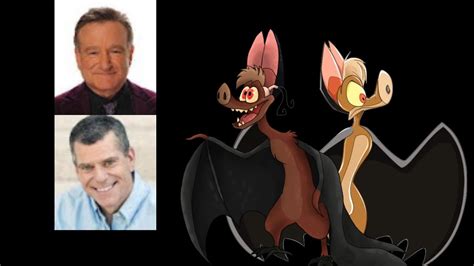 Animated Voice Comparison Batty Koda Ferngully Youtube