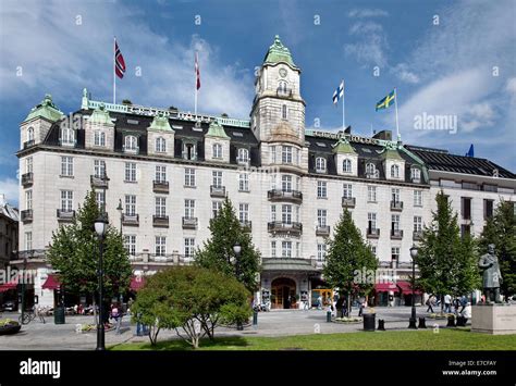 Grand Hotel Oslo Norway Stock Photo Alamy