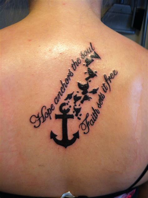 Hope Is The Anchor Of My Soul Tattoo Fordtransitvanweight