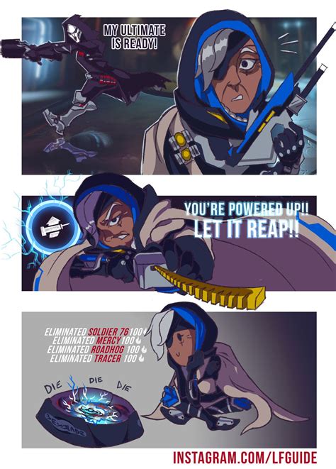 Ana Reaper Tumblr In 2019 Overwatch Comic Overwatch Overwatch Memes