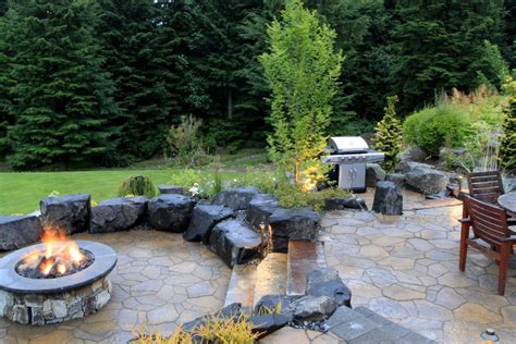 Wooded Backyard Oasis Alderwood Landscaping Hgtv