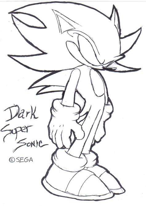Showing 9 coloring pages related to dark sonic. Dark Super Sonic by jayshi on DeviantArt