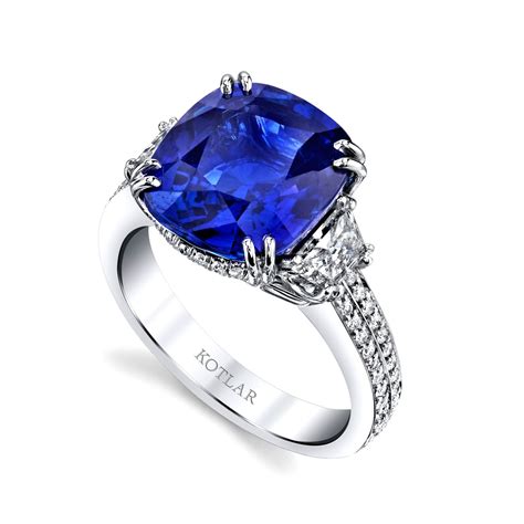 Ceylon Blue Sapphire Engagement Ring David Morris The Jewellery Editor