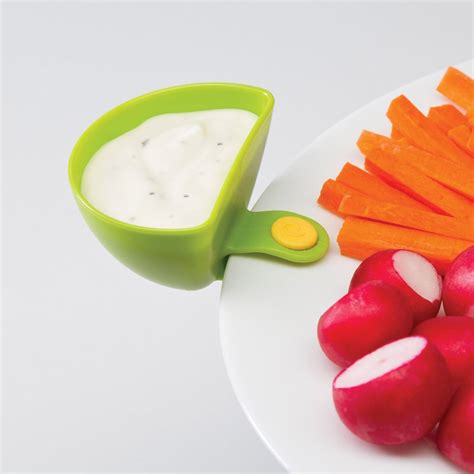 Dip Clips Mini Side Bowls That Clip Onto Plates The