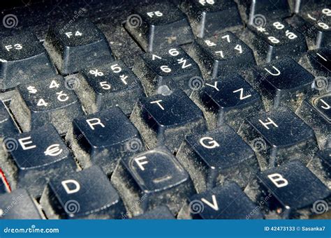 Dirty Keyboard Stock Image Image Of Shift Mess Dirty 42473133