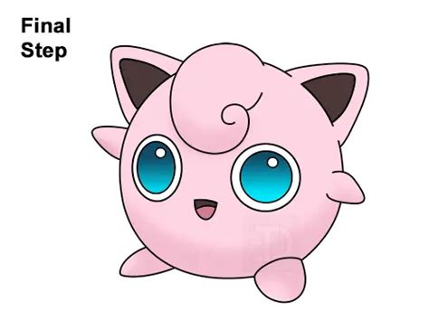 How To Draw Jigglypuff Pokemon Video Step By Step Pictures 1856 The