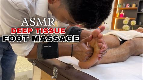 Asmr Deep Tissue Foot Massage Foot Reflexology By Professional Indian