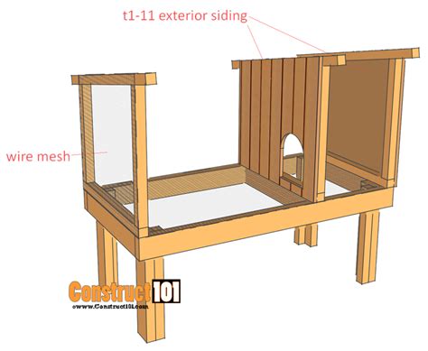 Diy Rabbit Hutch With Tray Planning A Homemade Rabbit Cage Building