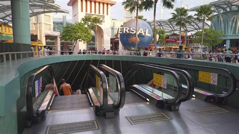 Singapore Sentosa Universal Studios X Escalator Youtube