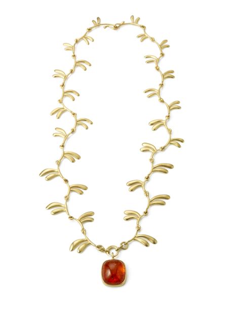 Fox Silver Limited Mandarin Leaf Necklace