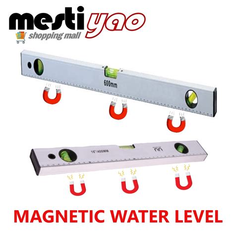 Magnetic Water Level Horizontal Vertical Ruler Spirit Level Balance