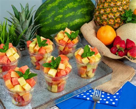 Fruit Cups Six Pack Catering