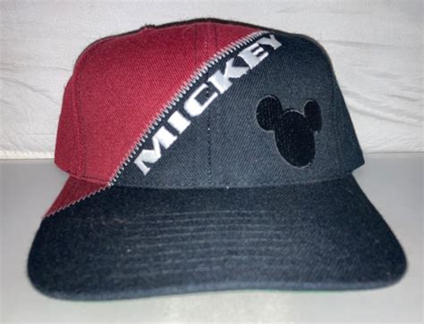 Vintage Mickey Mouse Classics Disney Cartoon Toon Snapback Hat Etsy