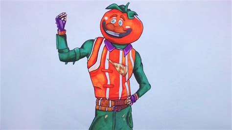 How To Draw Tomatohead Fortnite Art Tutorial Cartooning 4 Kids Images