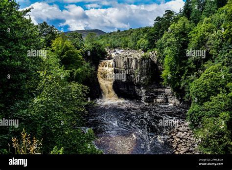 High Force Waterfall Stock Photo Alamy