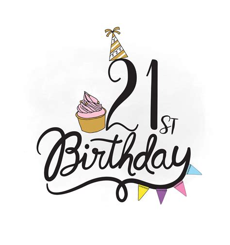 21st Birthday Clipart Free Download On Clipartmag