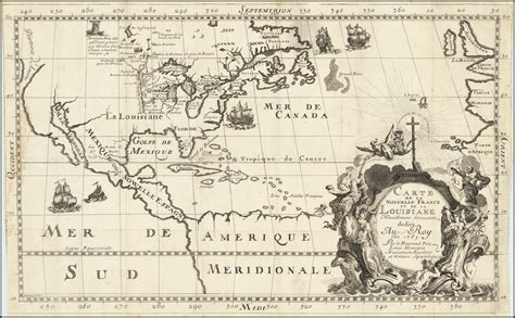 Description De La Louisiane With The Map Carte De La Nouvelle