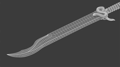 Harpe Sword 3d Turbosquid 1796288