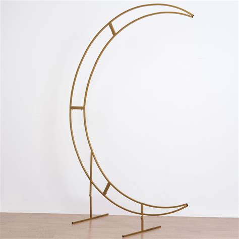 75ft Gold Metal Crescent Moon Wedding Arch Tableclothsfactory
