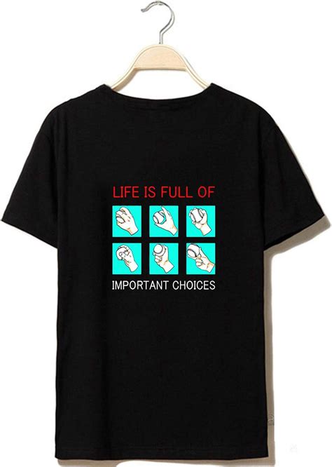 Baseball Shirt Life Is Full Of Important Choices Baseball Softball