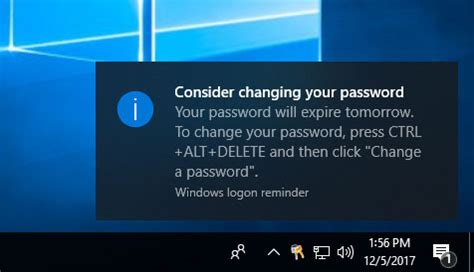 Changing a password on a windows 10 is not an easy task for some people. Windows 10 Password Expiration Notification | Password ...