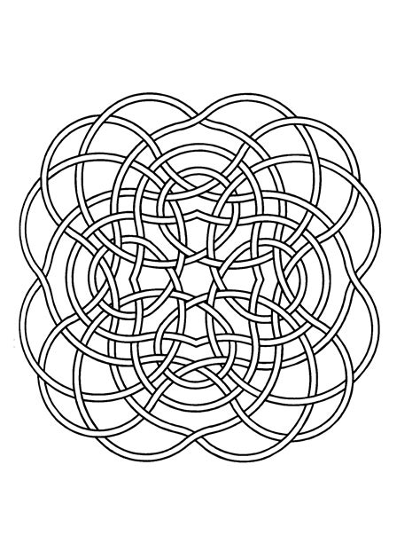 The basic form of most mandalas is a circle in which are depicted symbolic gates of the cosmos. Mandalas to download - Mandalas Kids Coloring Pages