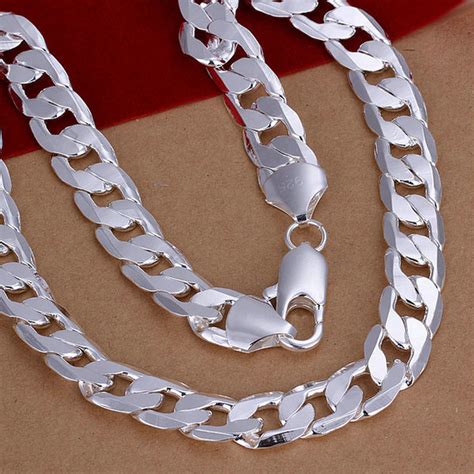 New Jewelry Promotion Sale925 Sterling Silver Jewelry Necklace 12mm