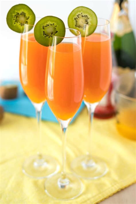 Tropical Mimosas The Classic Brunch Drink Given A Tropical Twist