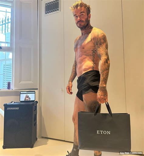 David Beckham Bare Ass And Underwear Pics Man Men