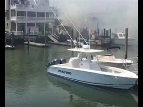 Massive Fire By Sea Isle City Boat Rental Officials Ocean City Nj Patch