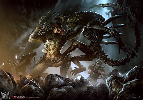 Video Game Aliens Vs Predator HD Wallpaper By Darek Zabrocki