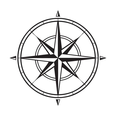 compass.jpg (1000×1000) | Simple compass, Compass art, Compass drawing