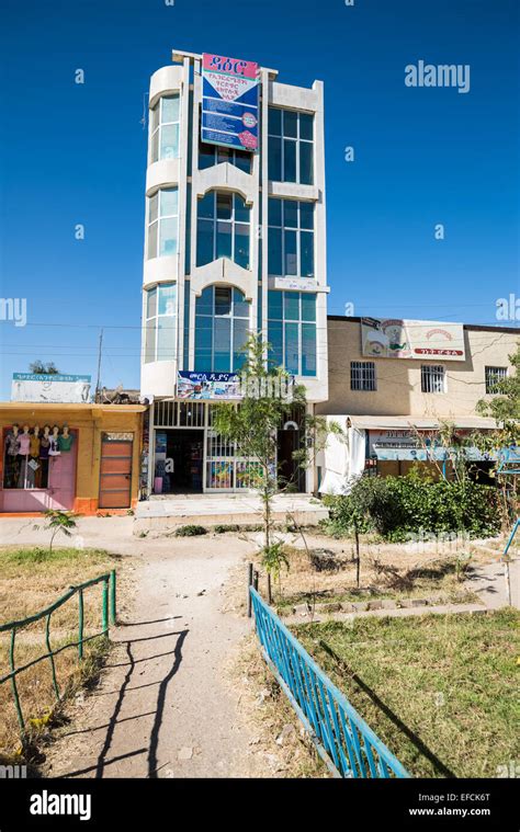 Streets Of City Of Shire Tigray Ethiopia Africa Stock Photo Alamy