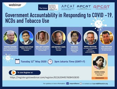 Cns Call To Register For Apcat Webinar Government Accountability In