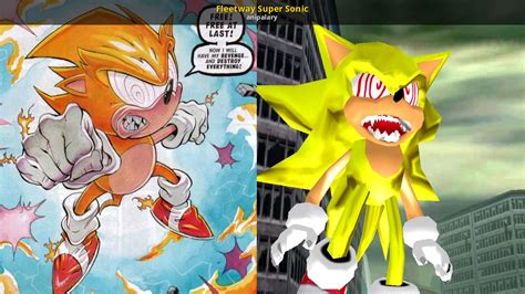 Fleetway Super Sonic Sonic Adventure Dx Mods