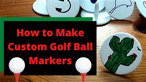 How To Make Custom Golf Ball Markers Youtube In Ball Markers
